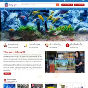 Theme wordpress bán bể cá cảnh, hồ cá, thủy sinh